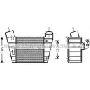 Интеркулер AVA QUALITY COOLING Audi A3 (8L1) 1 Хэтчбек 1.8 S3 Quattro 224 л.с. 2001 – 2003 T 9QCVCG AI4208 4045385053537