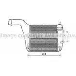 Интеркулер AVA QUALITY COOLING Audi Q7 (4L) 1 2006 – 2015 TC0C XA AI4316 4045385167067