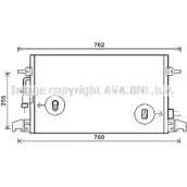 Радиатор кондиционера AVA QUALITY COOLING 4045385170760 SNB9 0 Audi A6 (C5) 2 Седан 4.2 S6 Quattro 340 л.с. 1999 – 2005 AI5324