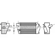 Интеркулер AVA QUALITY COOLING AIA4187 6 9VX1UA 4045385185924 2018020