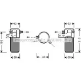 Осушитель кондиционера AVA QUALITY COOLING 4045385047208 T 3DW2A AID012 Audi A8 (D2) 1 Седан 4.2 S8 Quattro 360 л.с. 1999 – 2002