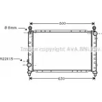 Радиатор охлаждения двигателя AVA QUALITY COOLING 2018301 4045385095155 ALA2076 PV OR7P
