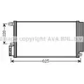 Радиатор кондиционера AVA QUALITY COOLING 4MD JK 2018319 4045385209248 ALA5115D