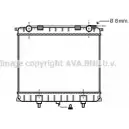 Радиатор охлаждения двигателя AVA QUALITY COOLING AU2125 Land Rover Range Rover 2 (P38A) 1994 – 2002 BL5X7D 8 4045385004362