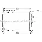 Радиатор охлаждения двигателя AVA QUALITY COOLING 6MIJQ Y 4045385004546 2018442 AU2155