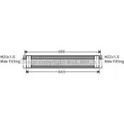 Масляный радиатор двигателя AVA QUALITY COOLING AU3191 Land Rover Range Rover 2 (P38A) 1994 – 2002 0127YO MOAX PMI