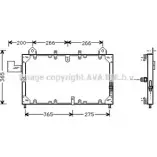 Радиатор кондиционера AVA QUALITY COOLING X R3P5C MMLVH 2018491 AU5140