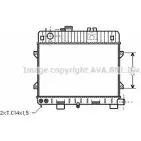 Радиатор охлаждения двигателя AVA QUALITY COOLING 2018661 4045385005093 TQ N23D BW2052