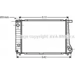 Радиатор охлаждения двигателя AVA QUALITY COOLING BW2104 2018696 4045385005437 ZN OD8L0