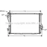 Радиатор охлаждения двигателя AVA QUALITY COOLING Bmw 7 (E38) 3 Седан 4.4 740 i. iL 286 л.с. 1996 – 2001 K3WM E W6TN8N BW2233