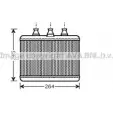 Радиатор печки, теплообменник AVA QUALITY COOLING BW6271 MGMFJA LALP 6 Bmw 7 (E65, E66, E67) 4 Седан 4.0 740 i. Li 306 л.с. 2005 – 2008