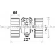 Моторчик вентилятора печки AVA QUALITY COOLING BW8470 N UI9A 4045385194117 Land Rover Range Rover