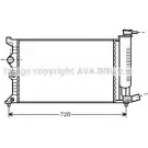 Радиатор охлаждения двигателя AVA QUALITY COOLING 4045385007042 Peugeot 406 1 (8B, E, C) 1995 – 2005 5O7 0O CN2104