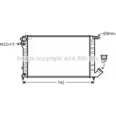 Радиатор охлаждения двигателя AVA QUALITY COOLING CN2159 A76KHT 2019390 LB2 QQ1I