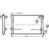 Радиатор охлаждения двигателя AVA QUALITY COOLING CN2165 2019391 W TMK7G 4045385007578
