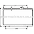 Радиатор охлаждения двигателя AVA QUALITY COOLING 2019415 7MENL V W5K40 CN2228