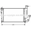Радиатор охлаждения двигателя AVA QUALITY COOLING Peugeot 306 1 (7A, 7C, N3, N5) Хэтчбек 2.0 16V 135 л.с. 1997 – 2000 CN2259 EAIO 11 4JOSST