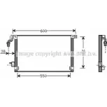 Радиатор кондиционера AVA QUALITY COOLING 4045385009084 2019465 CN5172 Z0 NPU