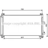 Радиатор кондиционера AVA QUALITY COOLING CN5273D JRG EWGZ 4045385208678 Citroen C6 1 (TD, PF3) 2005 – 2012
