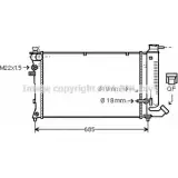 Радиатор охлаждения двигателя AVA QUALITY COOLING CNA2110 4045385186990 RE7 HW Peugeot 306 1 (7B, N3, N5) Седан 1.9 SRDT 90 л.с. 1994 – 2001