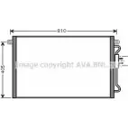 Радиатор кондиционера AVA QUALITY COOLING Chrysler Voyager 4 (RG, RS) 2001 – 2007 WXC78 0 SXUT6 CR5075