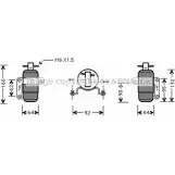 Осушитель кондиционера AVA QUALITY COOLING E BW1R CRD060 4045385047604 2019893