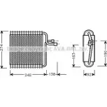 Испаритель кондиционера AVA QUALITY COOLING CRV057 2019921 TLEJ02 LOH1 R