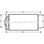 Радиатор кондиционера AVA QUALITY COOLING 2019967 CT5031D TL 6FVIP 4045385205301