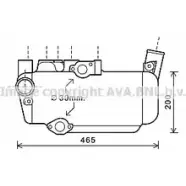 Масляный радиатор ретарды AVA QUALITY COOLING 2020048 4045385180530 DF3053 NOXR N4