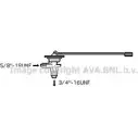 Расширительный клапан кондиционера AVA QUALITY COOLING DN1234 N5 FIM 4045385060788 2020076