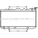 Радиатор охлаждения двигателя AVA QUALITY COOLING DN2114 G 03G8ZN Nissan Almera (N15) 1 Хэтчбек 2.0 D 75 л.с. 1995 – 2000 4045385014125