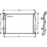 Радиатор охлаждения двигателя AVA QUALITY COOLING 4045385213702 5DD9 122 DN2413 Nissan Qashqai