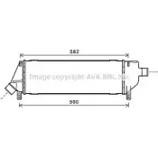 Интеркулер AVA QUALITY COOLING WN3MBB Nissan Micra KQ K0I DN4360