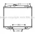 Радиатор охлаждения двигателя AVA QUALITY COOLING JXAG 55 DNA2262 Ford Maverick 4045385188994