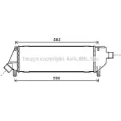 Интеркулер AVA QUALITY COOLING G6 DYR0 DNA4360 4045385198641 Nissan Micra (K12) 3 2002 – 2010