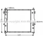 Радиатор охлаждения двигателя AVA QUALITY COOLING DW2117 SsangYong Rexton 0W0 MQUX 4045385175338
