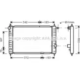 Радиатор охлаждения двигателя AVA QUALITY COOLING 4045385096480 DWA2007 I 7KCI 2020786