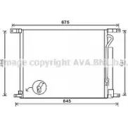 Радиатор кондиционера AVA QUALITY COOLING 4045385210756 UEX S8 2020808 DWA5139D