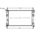 Радиатор охлаждения двигателя AVA QUALITY COOLING FD2318 DI5MR 7 Ford 4045385020294