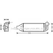 Интеркулер AVA QUALITY COOLING 7 DWSJ QTAV1E 2021102 FD4309