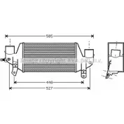 Интеркулер AVA QUALITY COOLING Ford Fiesta 4 (DX, J) 1995 – 2002 FD4313 W6J1R5 BS 1RPOL