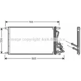 Радиатор кондиционера AVA QUALITY COOLING FD5304 UVIPST 2021161 K9 MVRK
