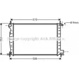 Радиатор охлаждения двигателя AVA QUALITY COOLING 4045385187478 2021368 FDA2225 Z2U3YM 9