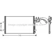 Радиатор кондиционера AVA QUALITY COOLING MC 4GST 4045385061488 2021428 FDA5367