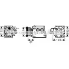 Компрессор кондиционера AVA QUALITY COOLING Ford Tourneo Connect 1 (C170) Минивэн 1.8 TDCi /TDDi /DI 75 л.с. 2002 – 2013 4045385177738 FDAK436 6HC 0O