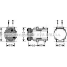 Компрессор кондиционера AVA QUALITY COOLING FDK435 5W90AQE Z GZDQX 2021564