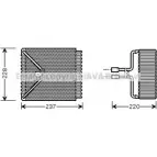 Испаритель кондиционера AVA QUALITY COOLING FDV371 XA9 LT Ford Mondeo 3 (GE, B5Y) Хэтчбек 2.0 16V DI / TDDi / TDCi 90 л.с. 2000 – 2007 UJ7YI