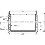Радиатор охлаждения двигателя AVA QUALITY COOLING Fiat Tempra (159) 2 Универсал 1.8 i.e. (159.AN) 110 л.с. 1990 – 1996 V83AEI4 FT2066 FKCZ 13Y