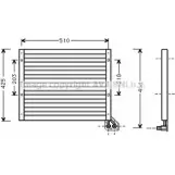 Радиатор кондиционера AVA QUALITY COOLING FT5156 4045385010714 2021874 5 FXTZQ4