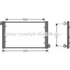Радиатор кондиционера AVA QUALITY COOLING 2021918 RMQ OHR FT5272 4045385011131